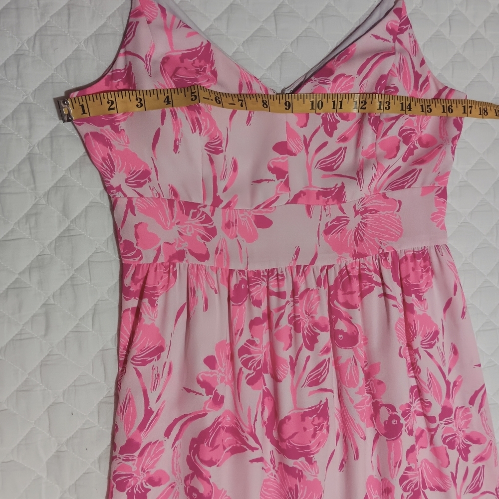 EUC Lilly Pulitzer Melody Maxi Dress PINK Size 4 - Picture 11 of 15